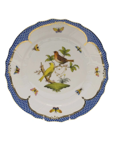Herend Rothschild Blue Motif 06 Dinner Plate