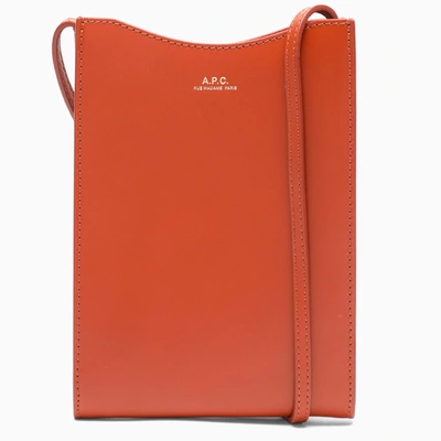 Apc Brick Red Cross-body Wallet