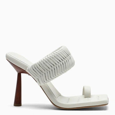 Gia Couture White X Rosie Huntington-whiteley High Sandals