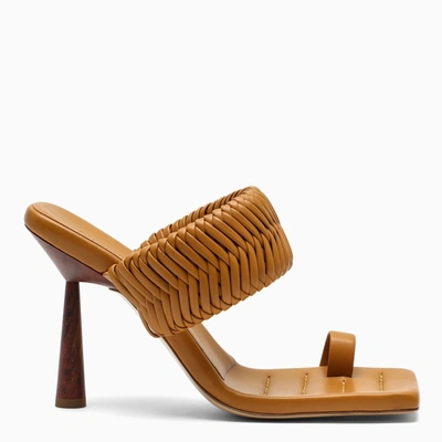 Gia Couture Brown X Rosie Huntington-whiteley High Sandals