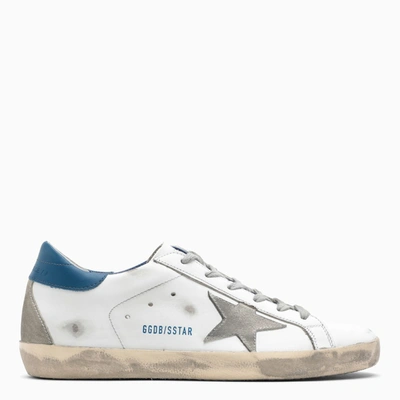 Golden Goose White/blue Superstar Sneakers