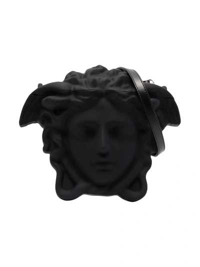 Versace Kids' Medusa Head Shoulder Bag Black