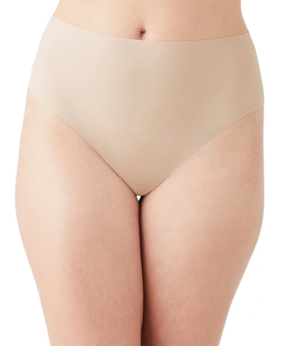 B.tempt'd By Wacoal B.bare Hi-waist Thong Underwear 979267 In Au Natural (nude )