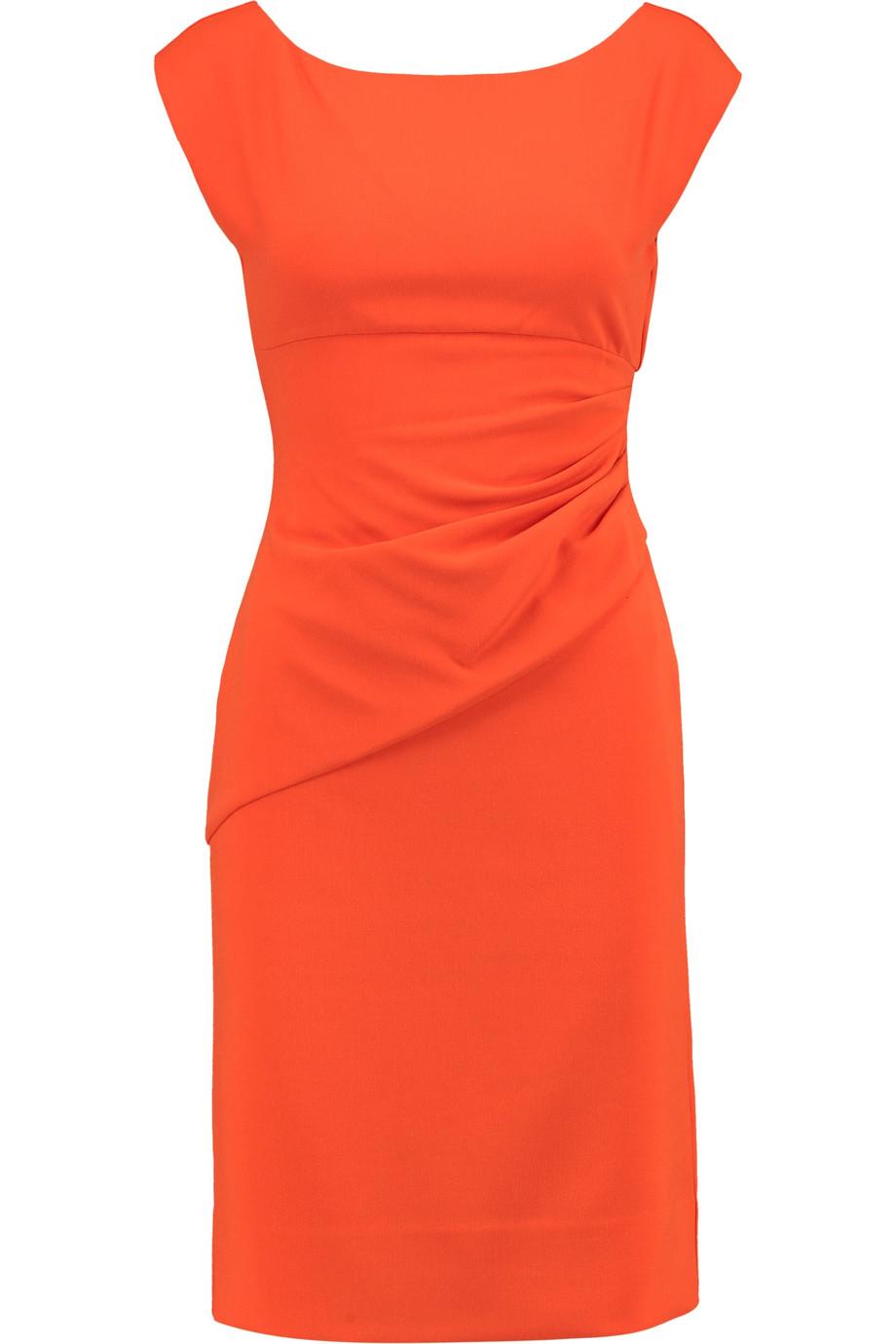 Diane Von Furstenberg Jori Gathered Stretch-twill Mini Dress | ModeSens