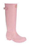 Hunter Original Tall Waterproof Rain Boot In Foxglove