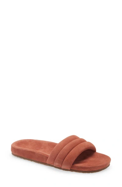 Seychelles Low Key Slide Sandal In Terracotta
