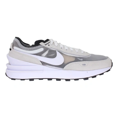 Nike Waffle One Sneakers In White - White In Grey