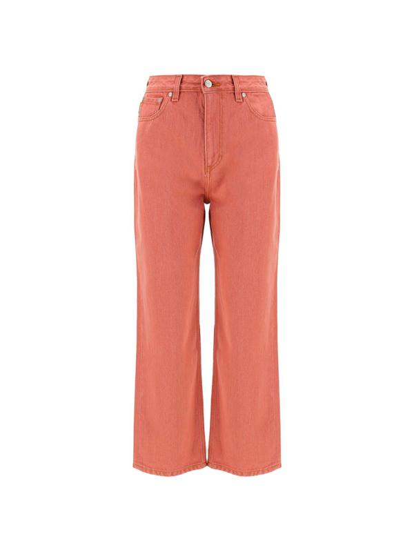 Ganni Jeans In Pink | ModeSens