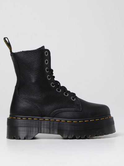 Dr. Martens Jadon  Boots In Grained Leather In Black
