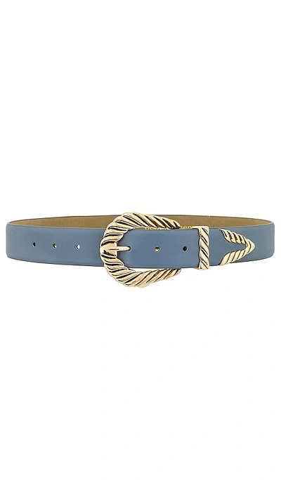 Petit Moments Modern Rodeo Belt In 灰蓝