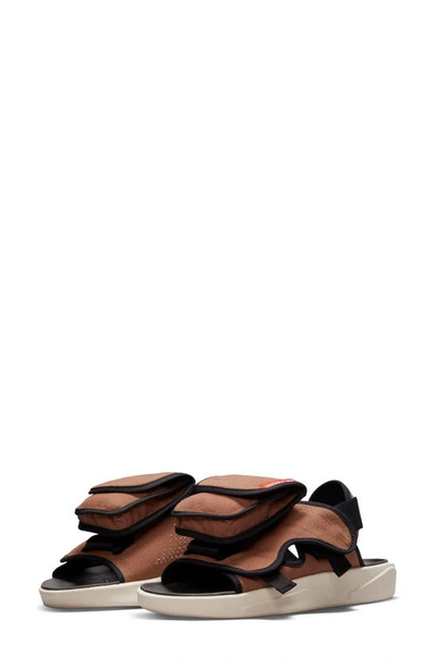 Jordan Ls Slide Sandal In Brown