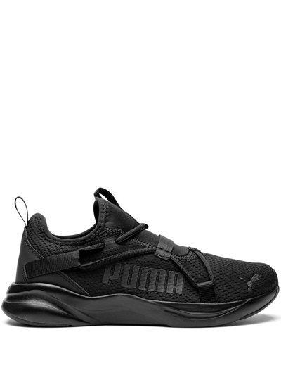 Puma Men's Softride Rift Running Sneakers From Finish Line In Triple Black