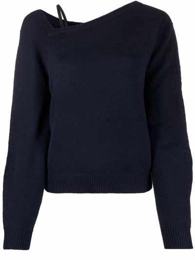 Helmut lang asymmetrical sweater deals