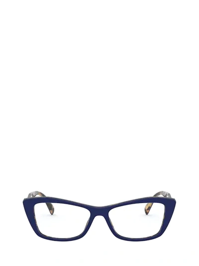 Prada Demo Cat Eye Ladies Eyeglasses Pr 15xv 05c1o1 53 In Blue