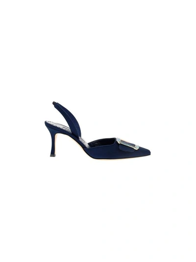 Manolo Blahnik Women's 22109584116 Blue Other Materials Sandals