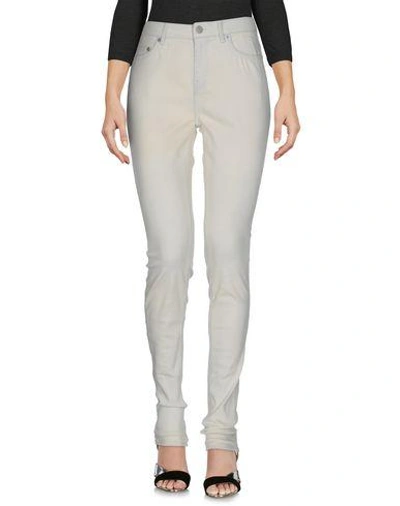 Blk Dnm Denim Pants In Ivory