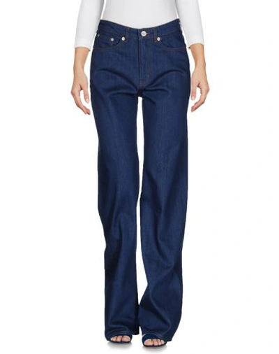 Wood Wood Denim Pants In Blue