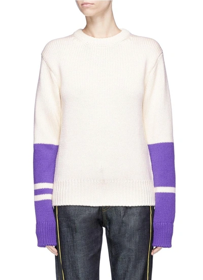 Calvin Klein Collection Colourblock Wool Sweater