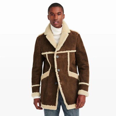 Club monaco 2025 shearling jacket