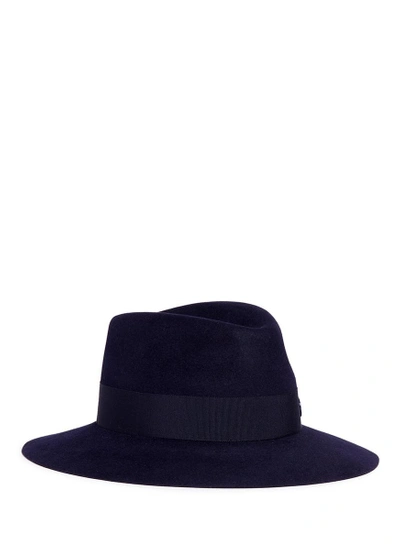 Maison Michel 'henrietta' Rabbit Furfelt Fedora Hat