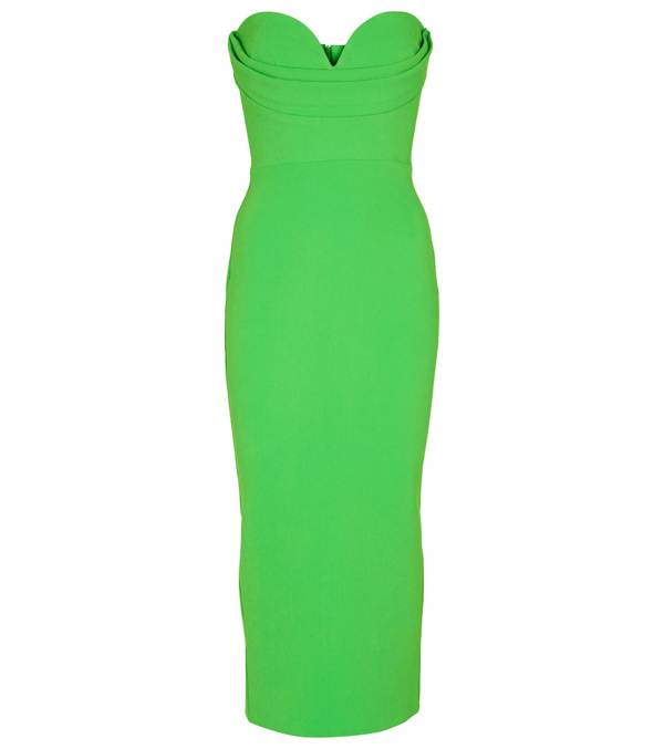 alex perry neon green dress