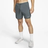 Nike Flex Stride Men's 7" 2-in-1 Running Shorts In Hasta/reflective Silver