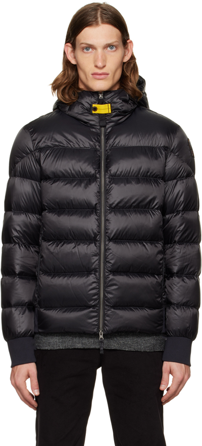 Parajumpers Black Pharrell Down Jacket In Pencil