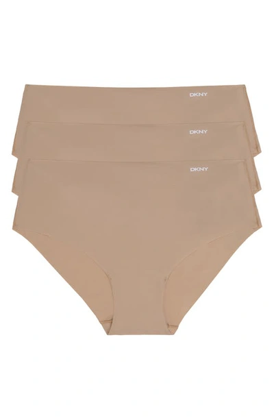 Dkny Litewear Anywhere Hipster 3-pack In Glowglowglow