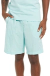 Nike Sportswear Alumni Nylon Shorts In Light Dew