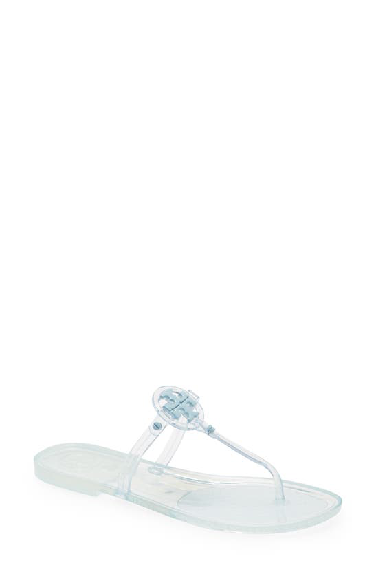 Tory Burch Mini Miller Jelly Thong Sandals In Blue Eyes | ModeSens