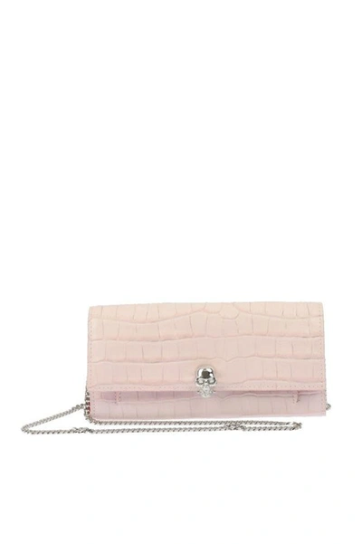 Alexander Mcqueen Women's Pink Leather Wallet