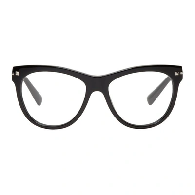 Valentino Black Sartorial Rockstud Glasses