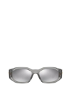 Versace Men's Clans Medusa Biggie Sunglasses In Transparent