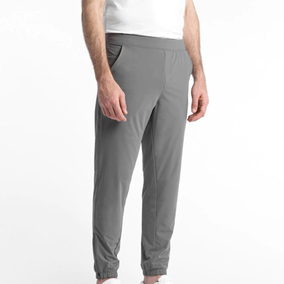 Public Rec Men's Stadium Stretch-nylon Jogger Pants In Grey