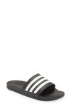 Adidas Originals Gender Inclusive Adilette Comfort Sport Slide Sandal In Core Black/cloud White/core Black