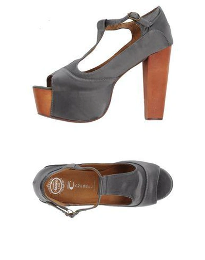 Jeffrey Campbell Pump In Grey