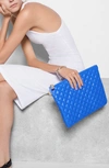 Mz Wallace Metro Pouch In Bright Blue