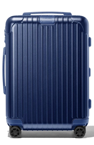 Rimowa Essential Cabin 22-inch Wheeled Carry-on In Matte Blue