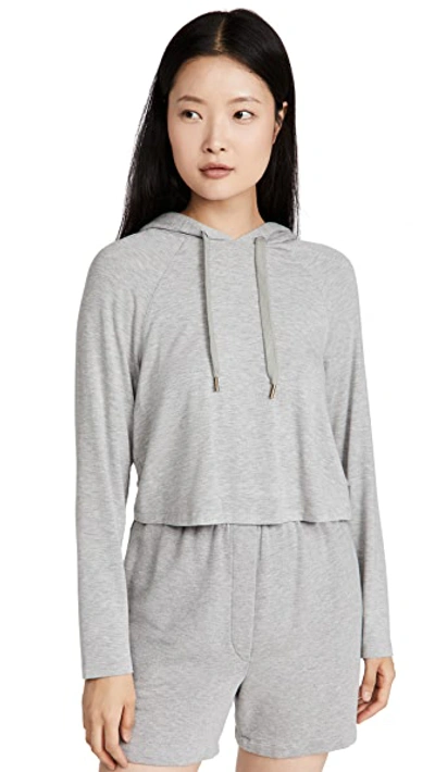 Calvin Klein Underwear Long Sleeve Hoodie In Grey