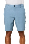 O'neill Reserve Heather Hybrid Water Resistant Swim Shorts In Blue Shadow