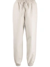Stella Mccartney Kira Faux Leather Trousers In Clay