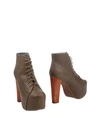 Jeffrey Campbell Ankle Boot In Khaki