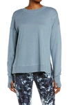 Sweaty Betty After Class Sweatshirt In Steel Blue