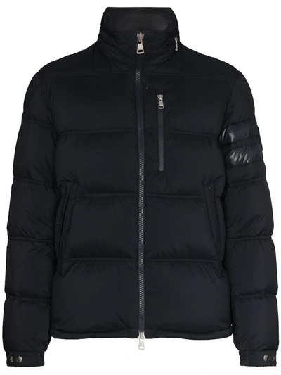 Moncler Delaume Zip-up Puffer Jacket In Green