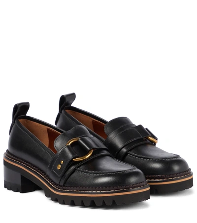 See By Chloé Ssense Exclusive Black Erine Loafers | ModeSens