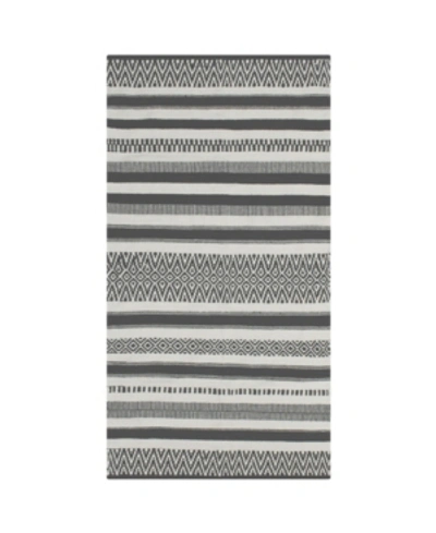 French Connection Anwar Handwoven 3' X 5' Moroccan Accent Rug Bedding In Gray