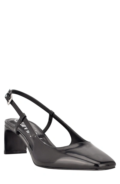 Calvin Klein Women's Koana Mid Heel Slingback Pumps Women's Shoes In Black