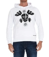 Alexander Mcqueen Men's Folklore Embroidered Hoodie In White