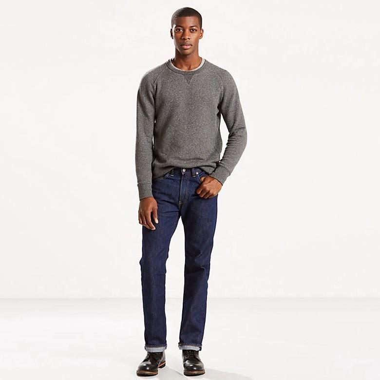 Levi's Levis® Made In The Usa 505™ Regular Fit Jeans - Rinse | ModeSens