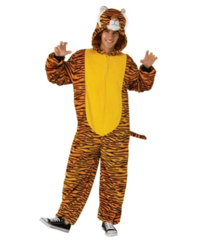 Buyseasons Orange Tiger Comfy Wear Adult Costume